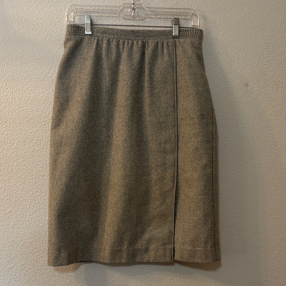TanJay Elegant Gray Pencil Skirt